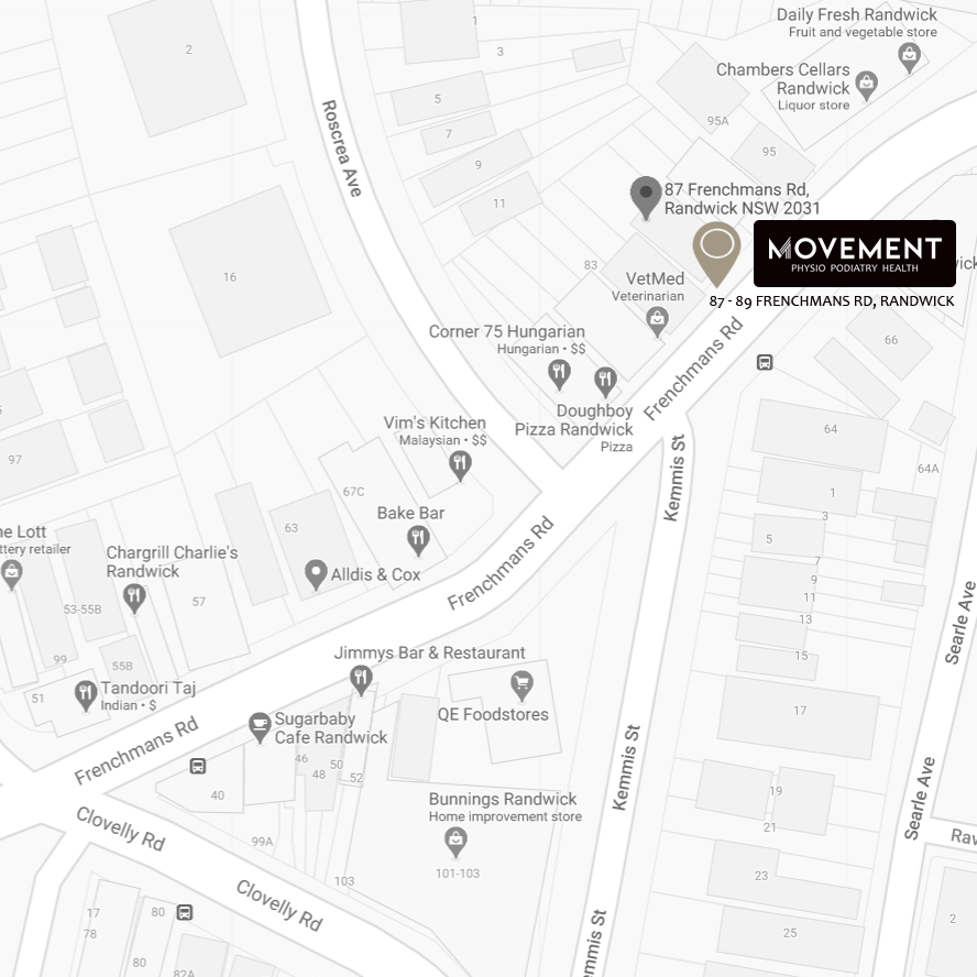 Movement Centre Google Map Randwick